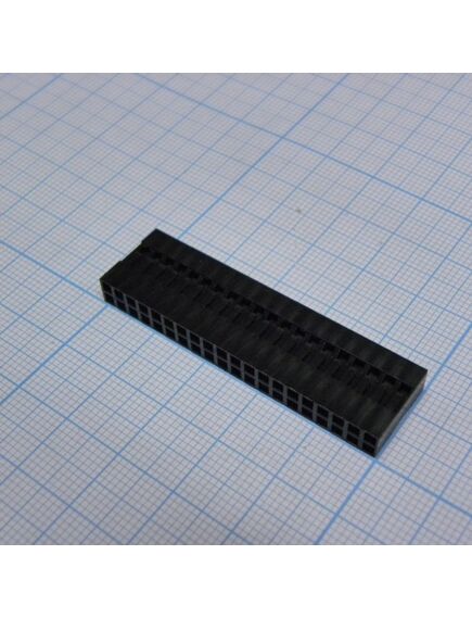 BLD-2x20, гнезда на кабель, двухрядные