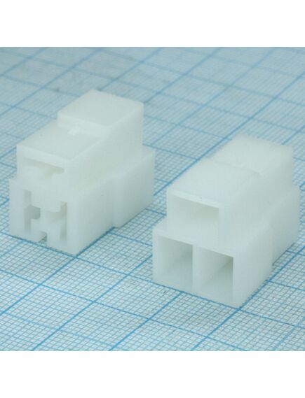180941, корпус разъема 3 контакта, receptacle housing, 6.3mm, серия fastin-faston connector