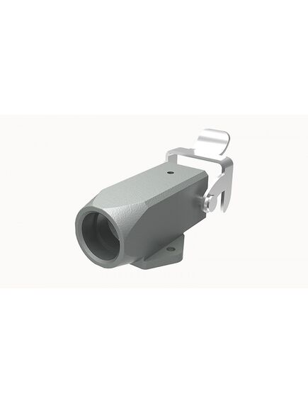 D3A-SF-1L-M20, основание разъема, size d3a, закрытое, с защелкой, 1 отверстие с резьбой для кабельных вводов m20x1,5, металл