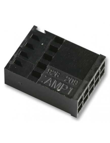 926209-5, кожух разъема rcp 10 контакт(ов) 2.54мм обжим кабеля автомобильного применения коробка