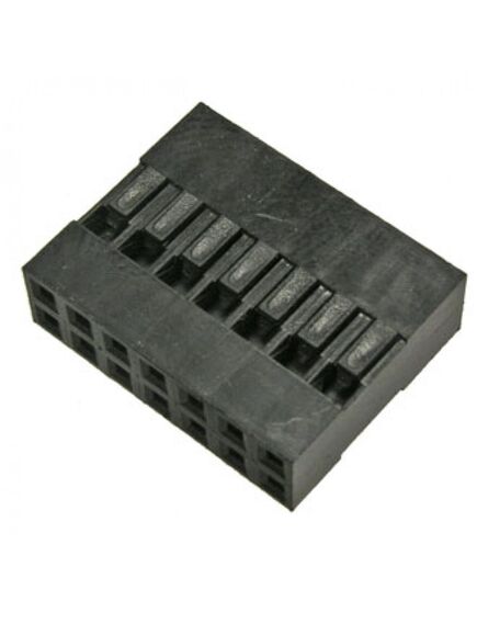 BLD 2X07 (BLD-14), bld корпус двухрядного разъема 14 pin (2х7) на кабель, шаг 2.54мм, требуются контакты t-ds1071-sc600