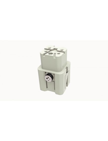 DA-004-FS, розеточная контактная вставка, пружинная фиксация, 4 полюса + ре, 400 v, 10 а, сечение обслуживаемых проводников 0.5-2.5 мм. кв., тип покрытия контактов: серебро, серия da