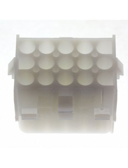 1-480711-0, корпус разъема, серия universal mate-n-lok, гнездо, 15 вывод(-ов), 6.35 мм