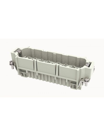 DD-064-MC, розеточная контактная вставка, обжимная фиксация, 64 полюса + ре, size 24b, 250 v, 10 a, сечение обслуживаемых проводников 0.14-2.5 мм. кв., серия ddd