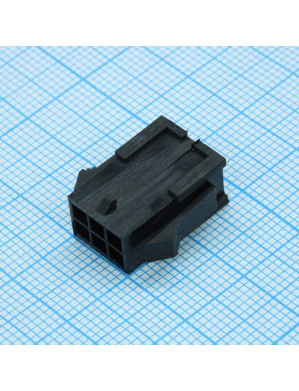 I-DS1073-03-PCB002X3, разъем низковольтного питания mf3, вилка, (требуются контакты - t-ds1073-03-pc600), изображение 2