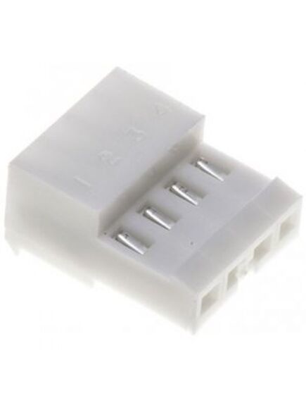 3-640441-4, разъем типа провод-плата, 24 awg, 2.54 мм, 4 контакт(-ов), гнездо, серия mta-100, idc / idt