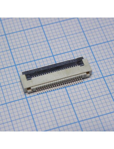 KLS1-242G-2.0-24-T-R, разъем для плоского шлейфа 24 контакта 0.5мм