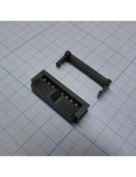 IDC1.27x2.54-34F, гнездо на шлейф 1,27x2.54мм