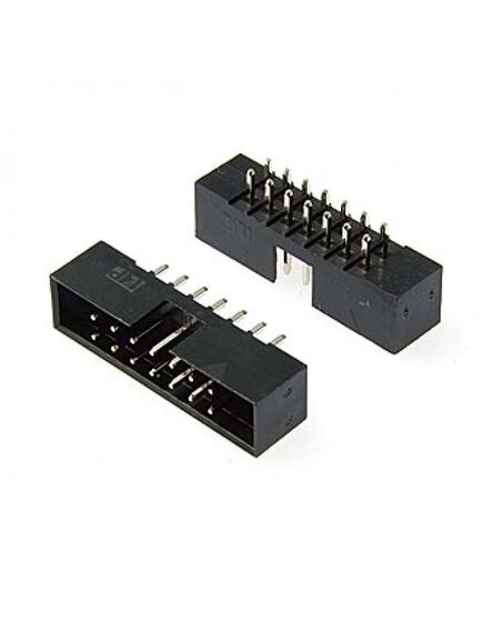 BH2-14(IDC2-14MS)PITCH 2.00 MM, idc2 разъем, вилка на плату прямая двухрядная 14pin(2x7)., шаг 2.00мм