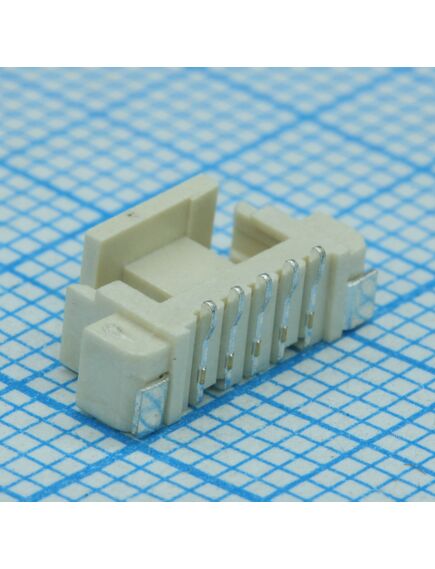DS1020-03-05MVT1-R, разъем провод-плата smd без фланца обжимной 5 контактов шаг 1.25мм