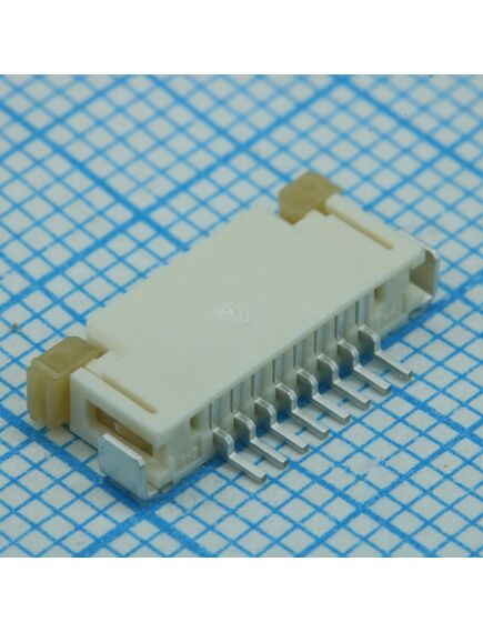 522070860, соединитель fpc 8 контактов шаг 0.5mm угловой для поверхностного монтажа лента на катушке