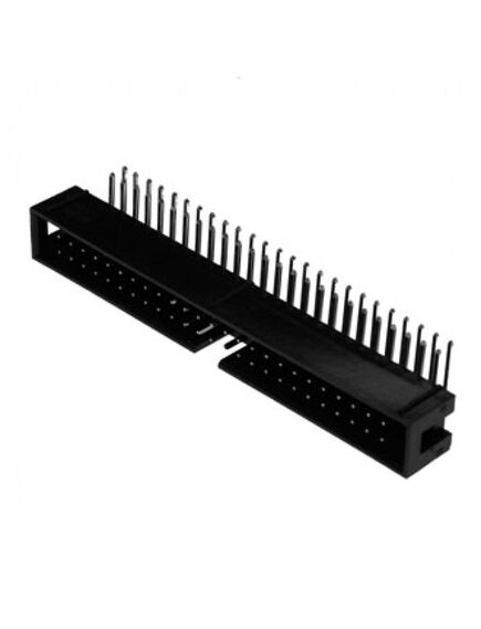 BH-50R (IDC-50MR), idc разъем, вилка на плату угловая двухрядная 50pin(2x25)., шаг 2.54мм