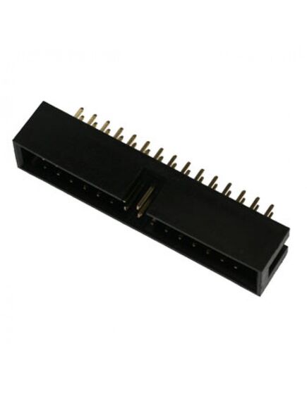 BH-30 (IDC-30MS), idc разъем, вилка на плату прямая двухрядная 30pin(2x15)., шаг 2.54мм