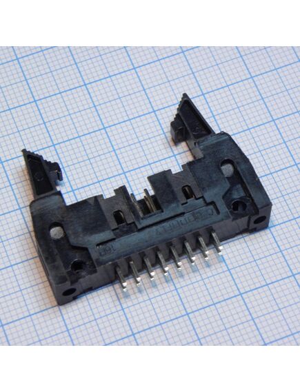DS1011-16SBSiB7-B, вилка на плату, вертикальный монтаж 16pin(2х8), шаг 2.54мм