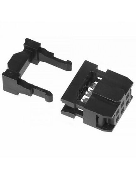 IDC-06F, idc разъем, розетка на плоский шлейф 6pin(2x3), шаг 2.54мм