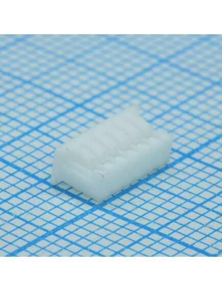 DS1020-03-06FV, разъем провод-плата smd без фланца обжимной 6 контактов шаг 1.25мм