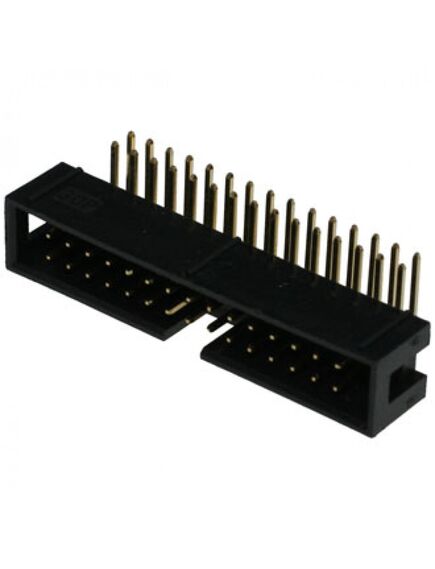 BH-30R (IDC-30MR), idc разъем, вилка на плату угловая двухрядная 30pin(2x15)., шаг 2.54мм