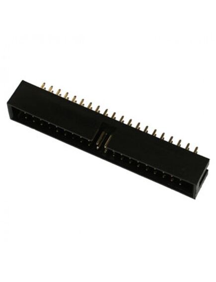 BH-40 (IDC-40MS), idc разъем, вилка на плату прямая двухрядная 40pin(2x20)., шаг 2.54мм