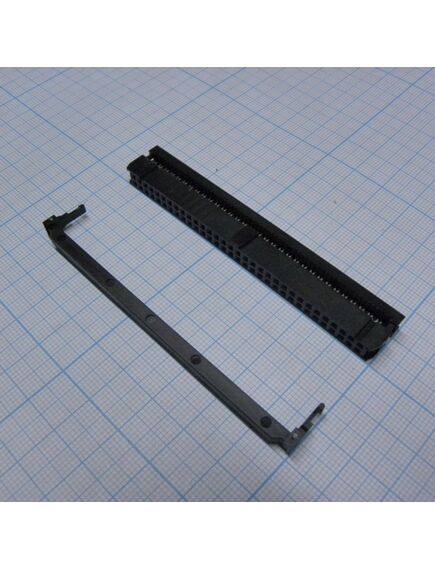 KLS1-204-64-B, idc разъем, розетка на плоский шлейф 64pin(2x32), шаг 2.54мм
