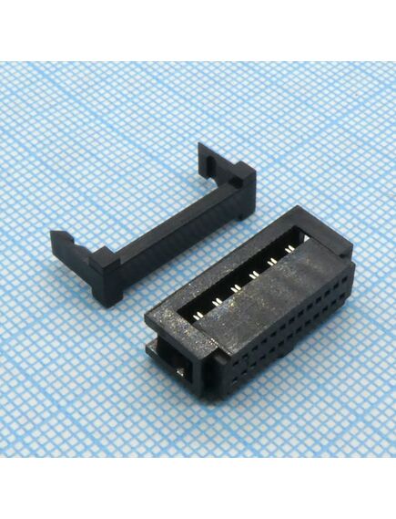 IDC1.27x2.54-26F, гнездо на шлейф 1,27x2.54мм