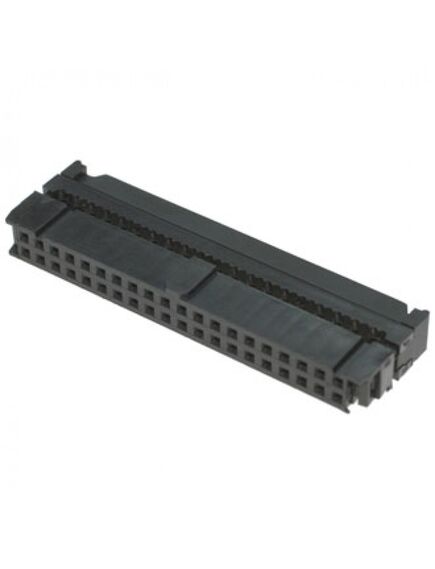 KLS1-204-40-B, idc разъем, розетка на плоский шлейф 40pin(2x20), шаг 2.54мм