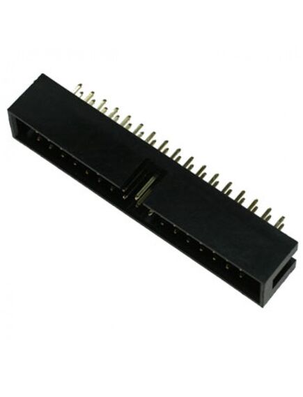 BH-34 (IDC-34MS), idc разъем, вилка на плату прямая двухрядная 34pin(2x17)., шаг 2.54мм