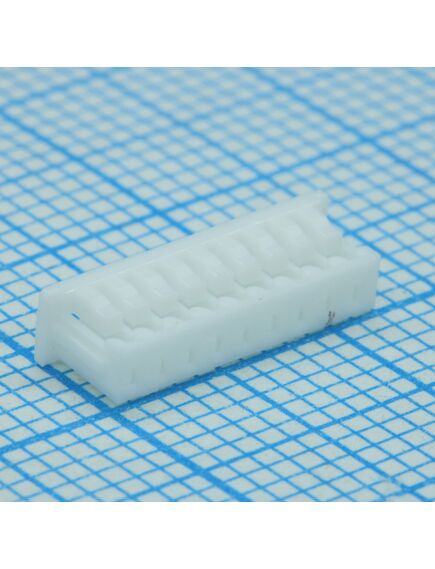 DS1020-03-09FV, разъем провод-плата smd без фланца обжимной 9 контактов шаг 1.25мм