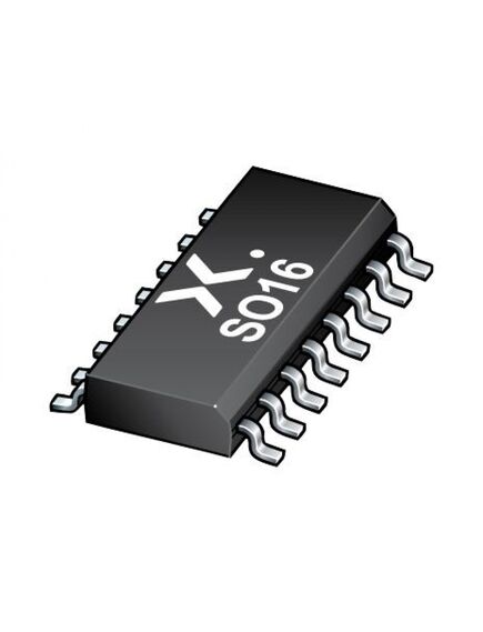 74HC4852D,118, мультиплексор/демультиплексор сдвоенный 4-к-1 16soic