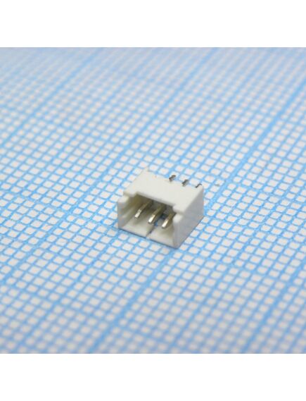 DS1020-03-03MVVT1A, разъем fh03m, вилка на плату для монтажа в отверстия 3pin, шаг 1.25мм