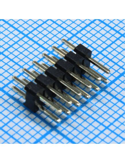 DS1025-05-2X6P8BV1-B, вилка штыревая 2.0мм 2x6 прямая