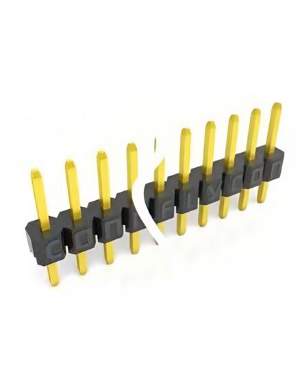 DS1021-1X1SF11, pls разъем, вилка на плату однорядная прямая 1pin(1x1), шаг 2.54мм