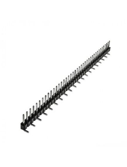 PLS2 1X40S PITCH 2.00 MM, соединитель штыревой, вилка на плату однорядная прямая 40pin(1x40), шаг 2.00мм