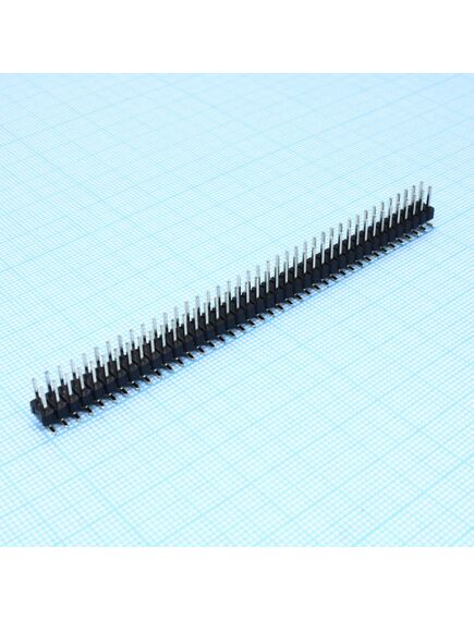 DS1022-2X40MF17XB-B, соединитель штыревой, вилка на плату для поверхностного монтажа прямая, шаг 2,54мм