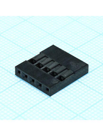 KLS1-540A-1X05-H, гнездо на кабель 5 контактов шаг 2.54мм