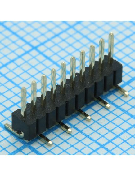 DS1031-03-1X10P8BS311-3A, однорядный штыревой соединитель на плату 10 pin smd монтаж
