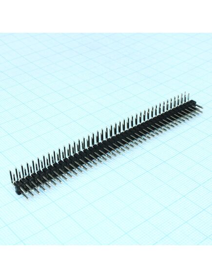 KLS1-207-2-80-R, pld разъем, вилка на плату двухрядная угловая 80pin(2x40), шаг 2.54мм