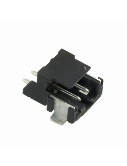 2-292173-2, разъем типа провод-плата smd, серия amp ct, 2 контакт(-ов), штыревой разъем, 2 мм, угловой