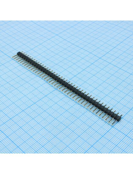 DS1021-1X40SF11-B, pls разъем, вилка на плату однорядная прямая 40pin(1x40), шаг 2.54мм