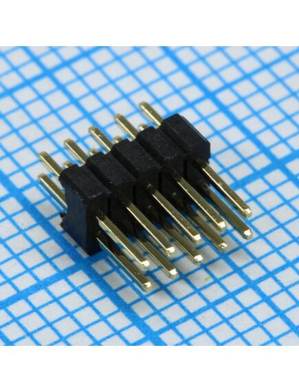 DS1031-06-2X5P8BV41-3A, вилка штыревая 1.27 мм на плату, 2x5