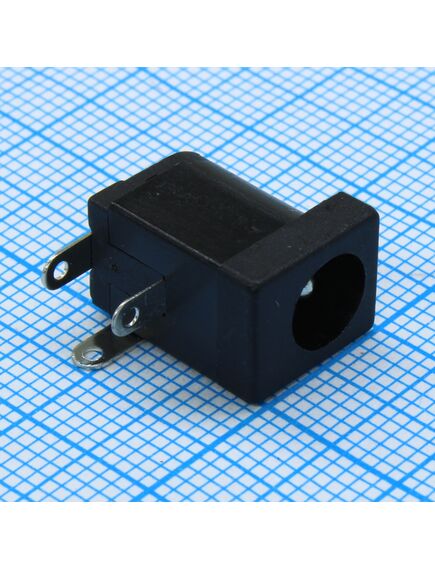 L-KLS1-DC-005A-2.0, разъем приборный dc 6.3х2.1 (розетка реверсная) под пайку