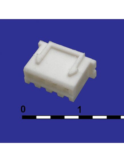 H-04 PITCH 2.54MM +TERMINAL, разъем питания низковольтный розетка 2.54 мм, 4 контакта