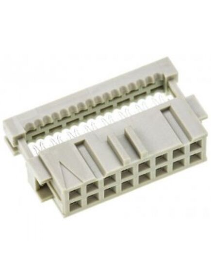 1-215915-6, разъем на шлейф rcp 16 pos 2.54mm idt ra cable mount automotive t/r