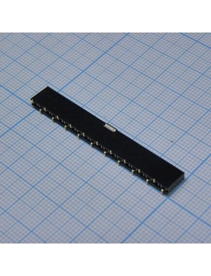 PBS-20 smd, гнездо на плату smd (шаг 2.54 мм) 20 контактов