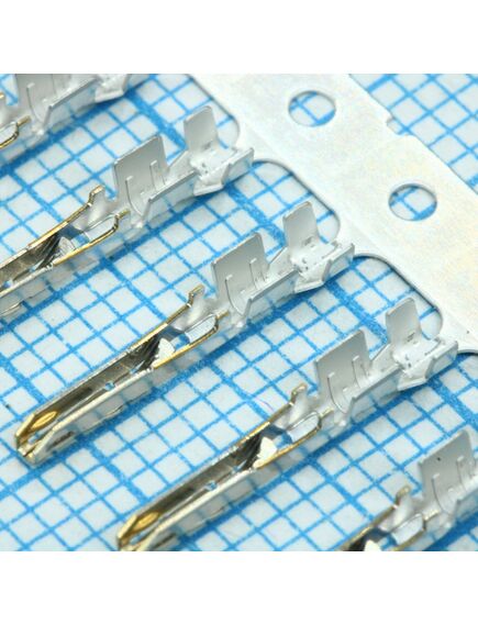 1053002300, контакт обжимной серия nano-fit, гнездовой, с золотым (au) покрытием 0,76 мкм, 20-22 awg