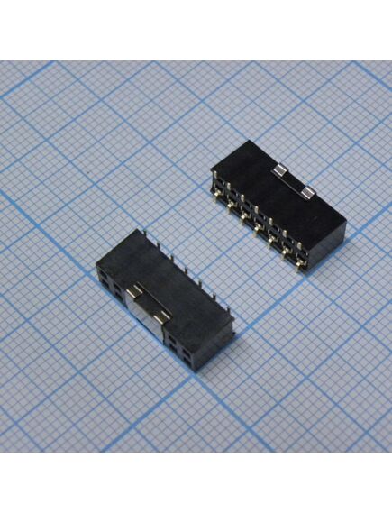 PBD-14 (2X07) smd, гнездо на плату 2.54мм