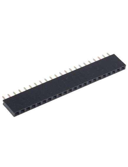 DS1023-1X22S21, гнездо на плату 1х22 конт., шаг 2.54мм, высота 8.5мм