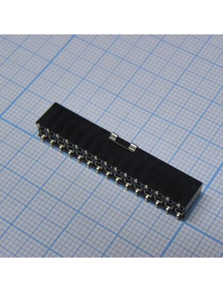 PBD-30 (2X15) smd, гнездо на плату 2.54мм