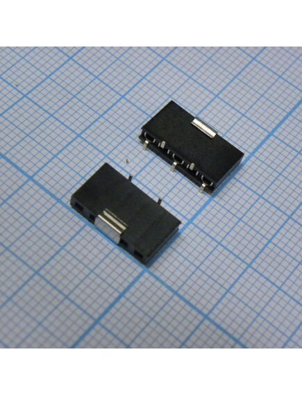 PBS-05 smd, гнездо на плату smd (шаг 2.54 мм) 5 контактов