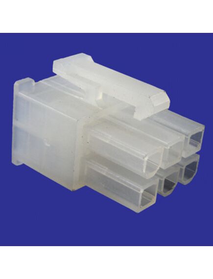 MF-2X3F+TERMINAL, разъем питания mini-fit 6 контактов, гнездо на кабель, шаг 4,2мм