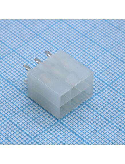 DS1073-01-2X3MVT6, разъем питания (с контактами) mini-fit, 6pin, вилка на кабель, шаг 4,2мм